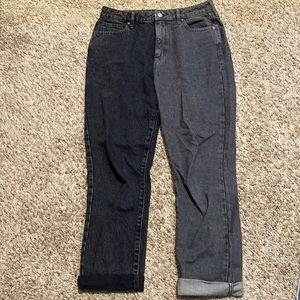 Pacsun Black/gray mom jeans size 28